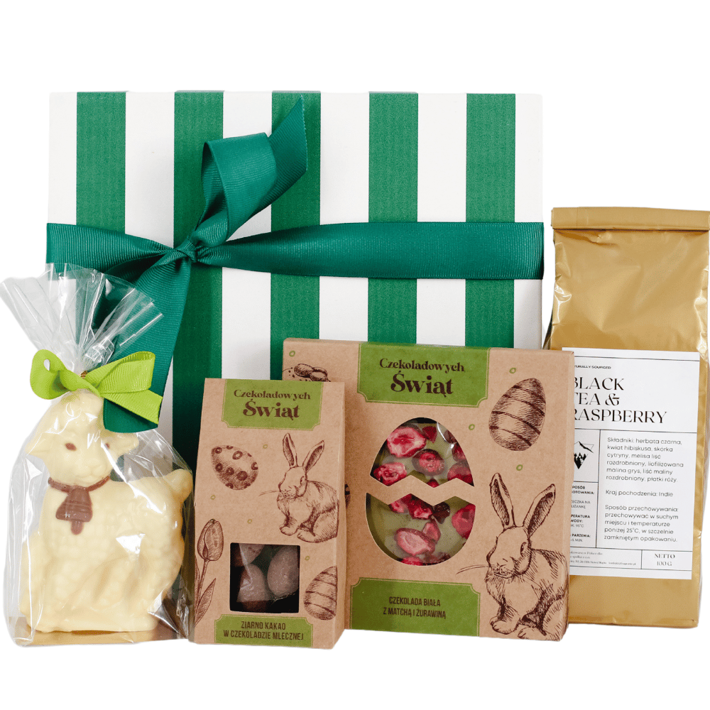 Zestaw z wielkanocnym barankiem