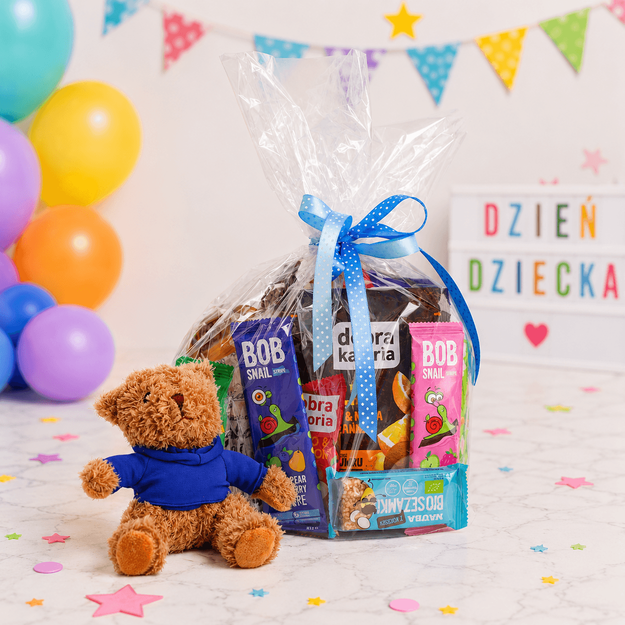 Zestaw prezentowy zdrowe przekąski na dzień dziecka #3