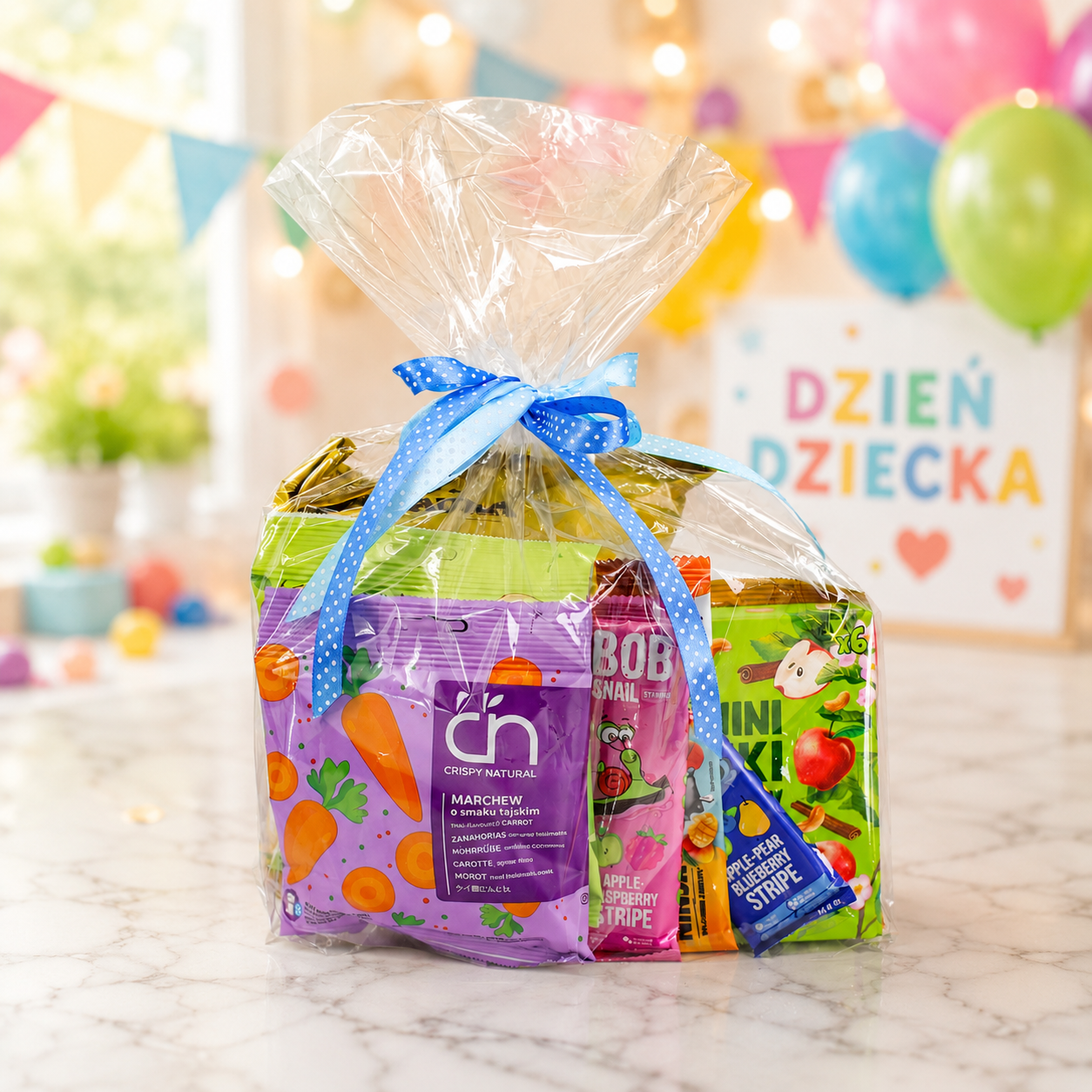 Zestaw prezentowy zdrowe przekąski na dzień dziecka #2