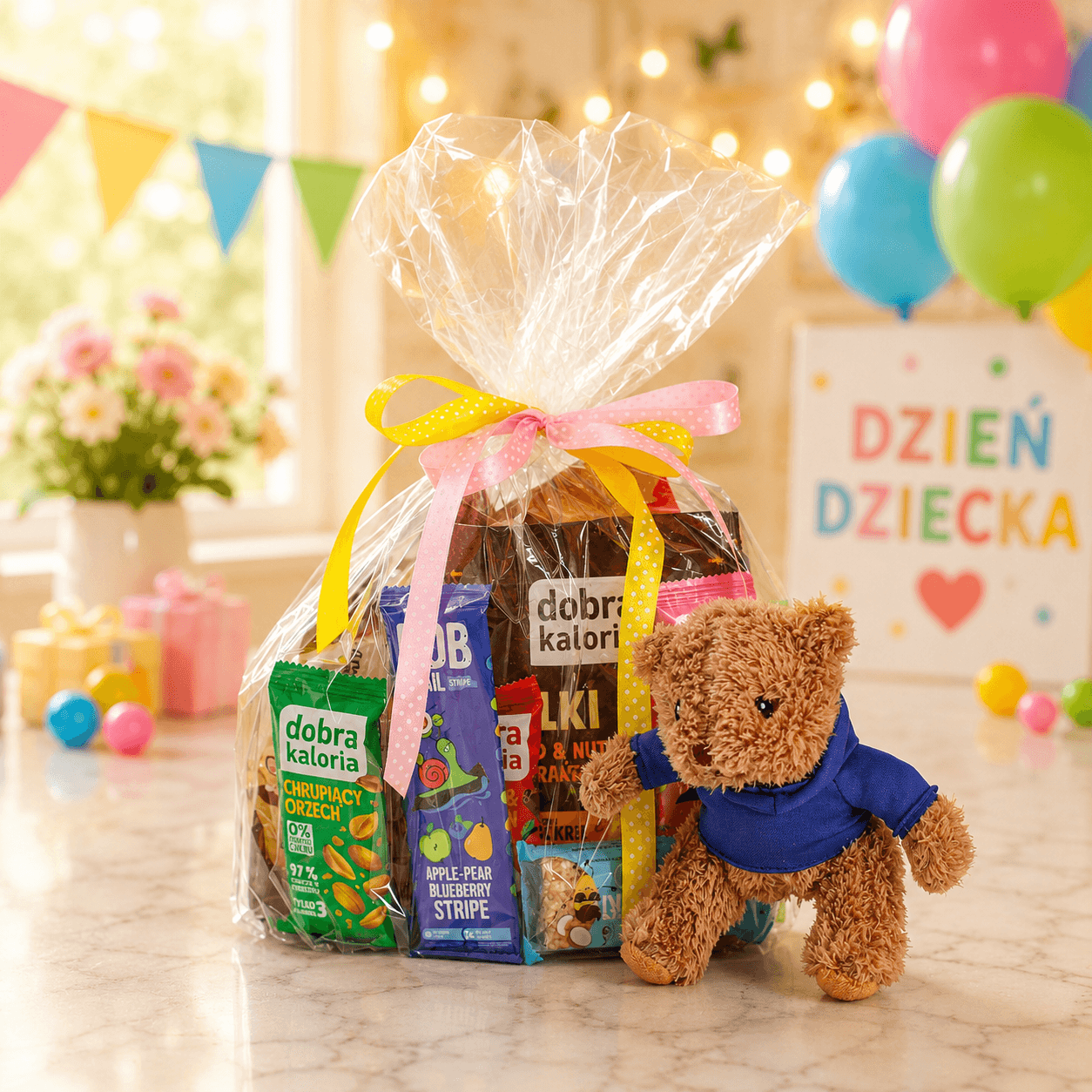 Zestaw prezentowy zdrowe przekąski na dzień dziecka #2