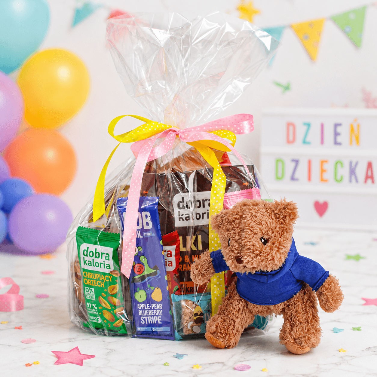 Zestaw prezentowy zdrowe przekąski na dzień dziecka #3