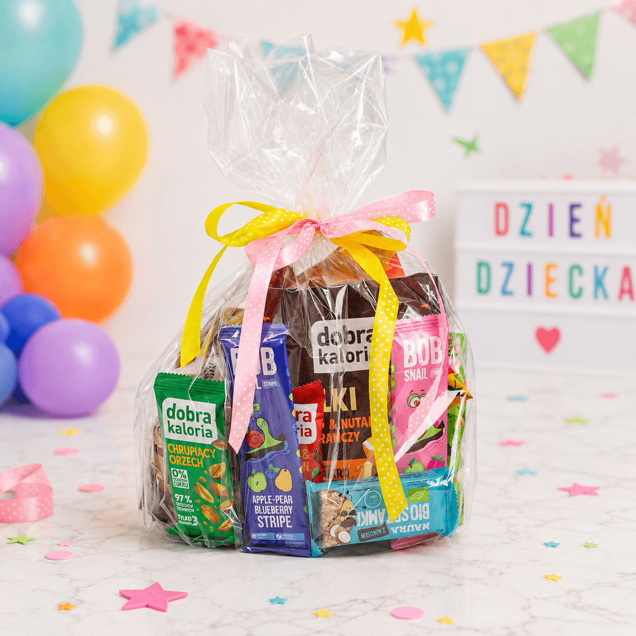 Zestaw prezentowy zdrowe przekąski na dzień dziecka #3