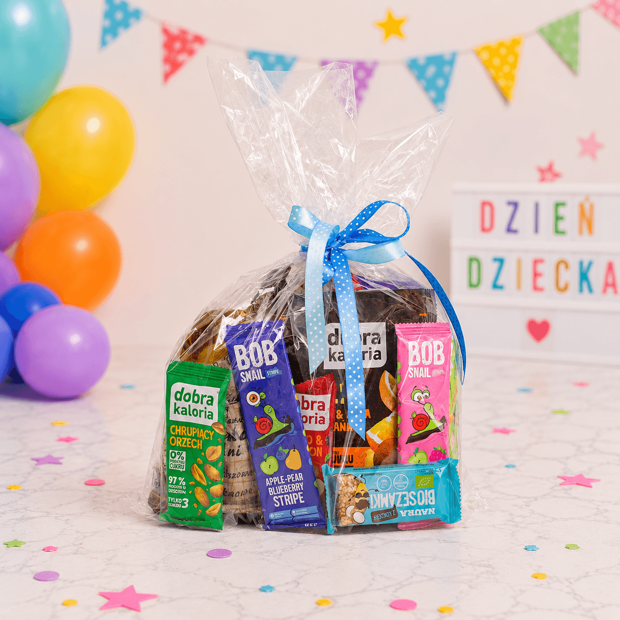 Zestaw prezentowy zdrowe przekąski na dzień dziecka #3