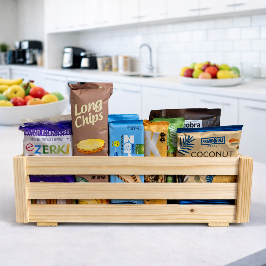 Smaczne przekąski w kuchni