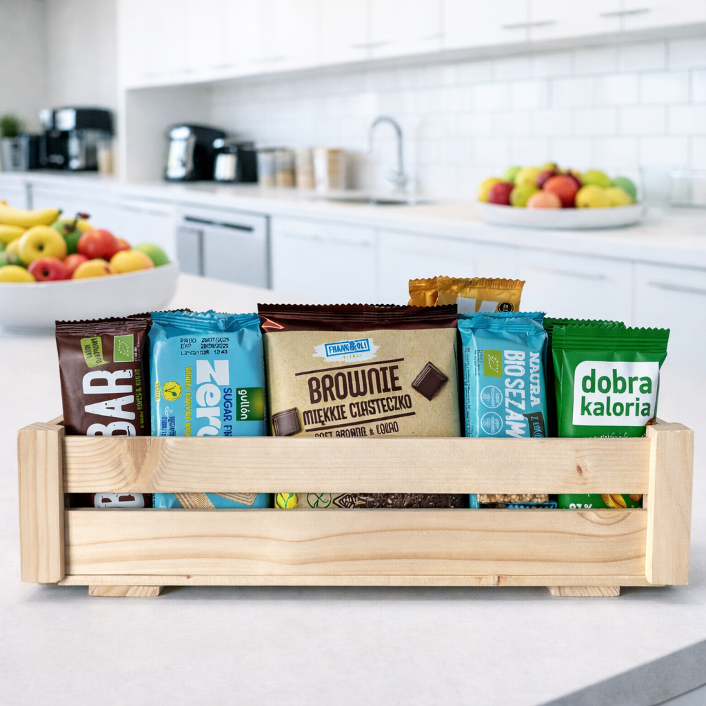 Zdrowe przekąski do biura - Zestaw firmowy 62 przekąski