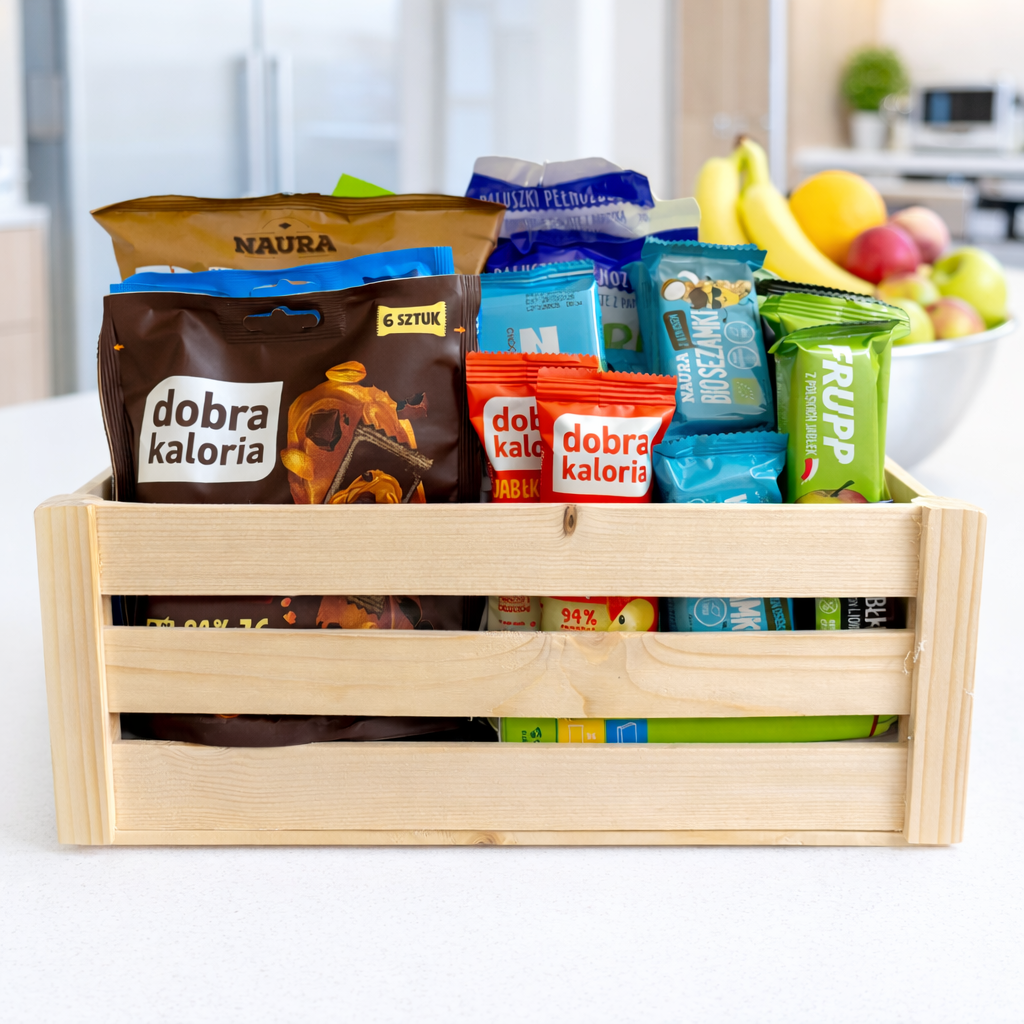 Zdrowe przekąski do biura - Zestaw firmowy 60 przekąsek