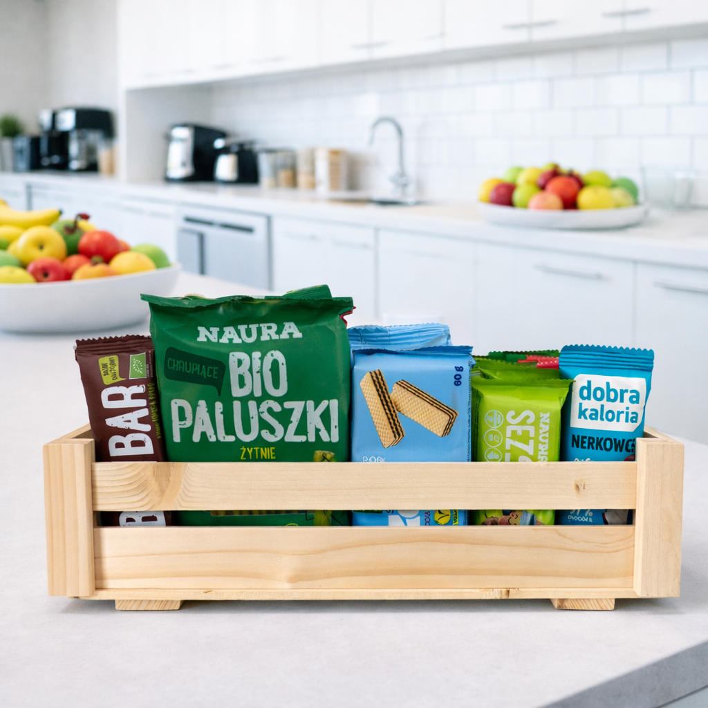 Zdrowe przekąski do biura - Zestaw firmowy 65 przekąsek