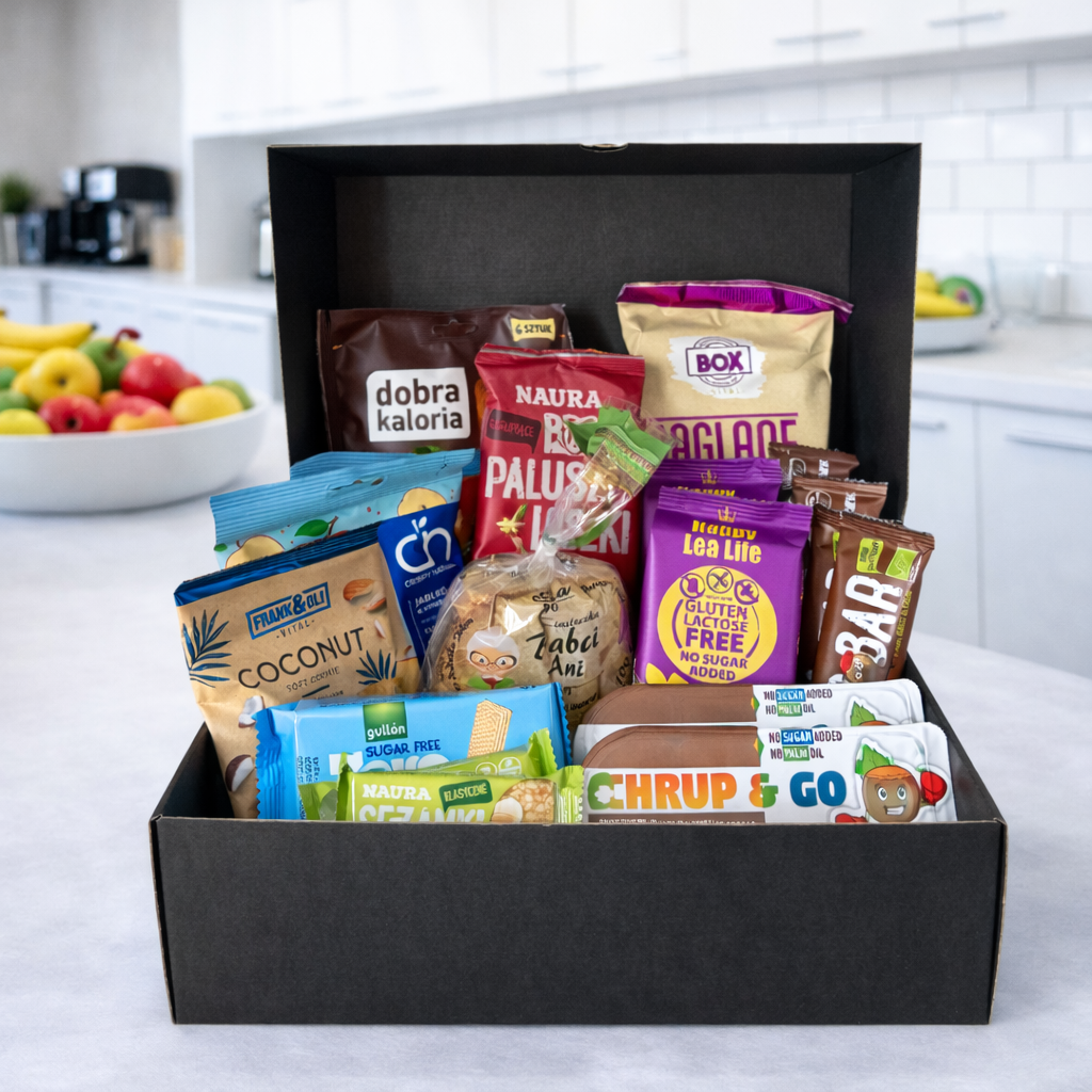 Zestaw dobrego dnia - paczka z przekąskami